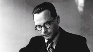 Szerb Antal 1935 körül (Fotó: Haár Ferenc, forrás: Petőfi Irodalmi Múzeum)